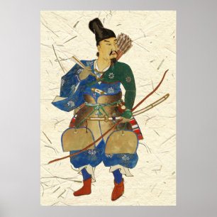 Poster Guerrier japonais Archer