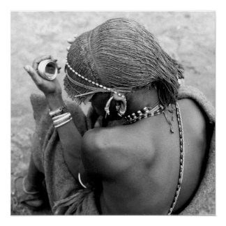 Poster Guerrier maasaï