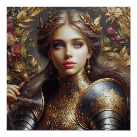 Poster Guerrier médiéval (Devant)