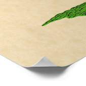 Poster Guerrier médiéval anglais/saxon (Coin)