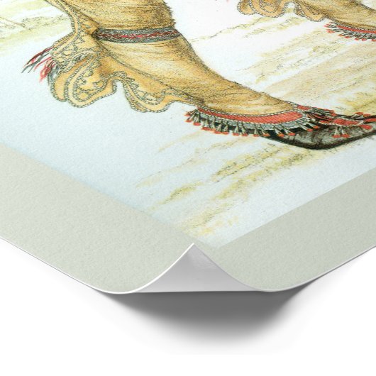 Poster Guerrier mohawk (Coin)