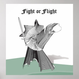 Poster Guerrier numérique