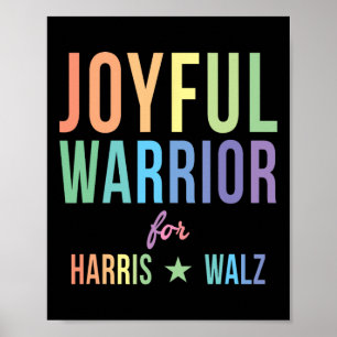 Poster Guerrier Pour Kamala Harris Tim Walz 2024 2
