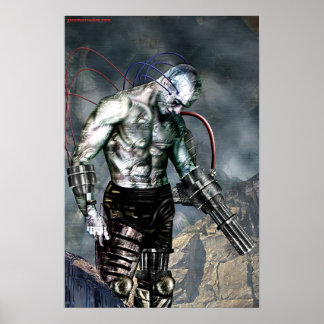 Poster guerrier réticent