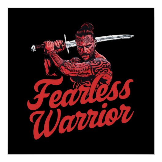 Poster Guerrier sans peur (Devant)