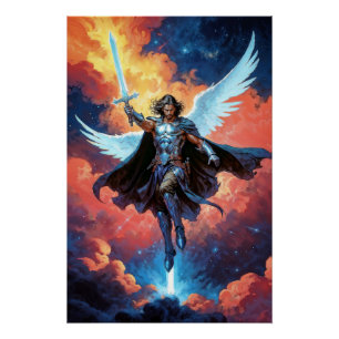 Poster Guerrier Skywarden Archange Michel