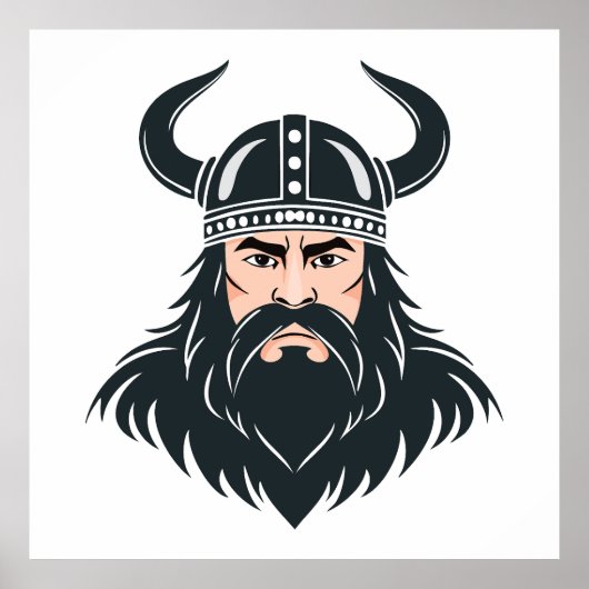 Poster guerrier viking (Devant)