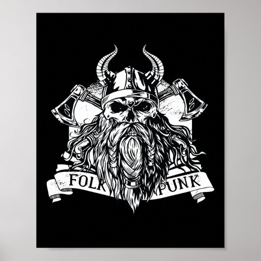 Poster Guerrier viking porteur (Devant)