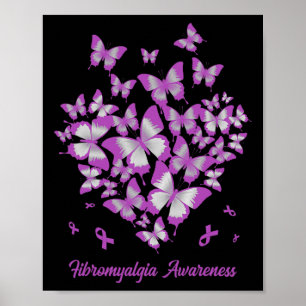 Poster Guerrière de la sensibilisation à la fibromyalgie