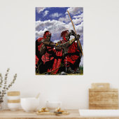 POSTER GUERRIÈRE MAASAI (Cuisine)
