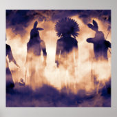 Poster Guerriers autochtones : Foggy Ancestral Emergence (Devant)