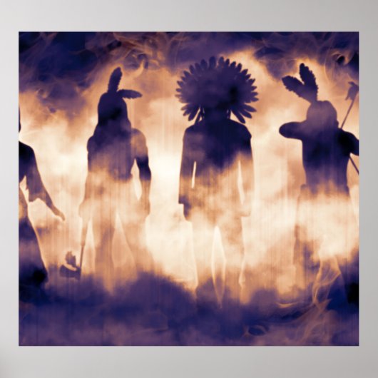 Poster Guerriers autochtones : Foggy Ancestral Emergence (Devant)