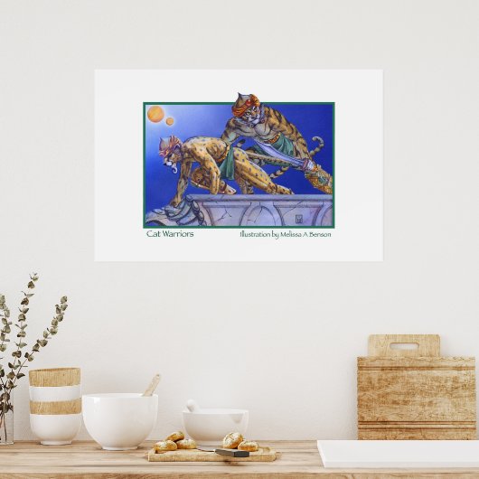Poster Guerriers de chats (Cuisine)