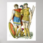 Poster Guerriers grecs anciens (Devant)