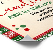 Poster Guess How Many Candies Game Ugly Sweater Sign (Coin)