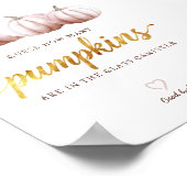Poster Guess How Many Pumpkins Sign | Blush Fall Game (Coin)