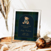 Poster Guess How Many Teddy Bears Baby Shower Game Sign