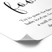 Poster Guess the Baby Food Baby shower Jeu (Coin)