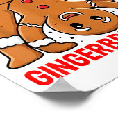 Poster Guess What Gingerbread Butt Funny Xmas Gingerbread (Coin)