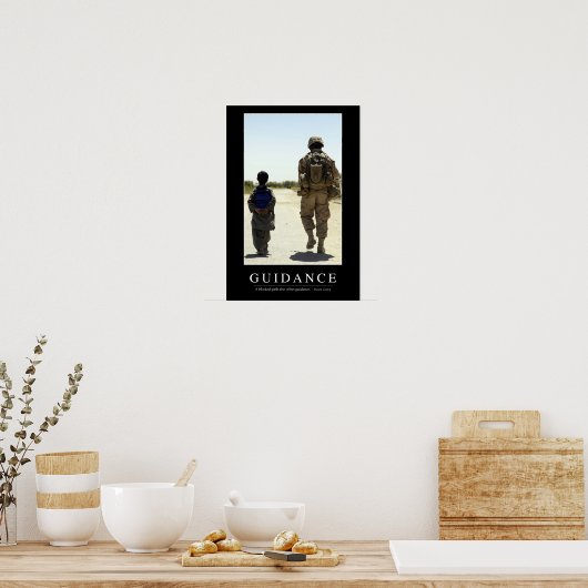 Poster Guide : Citation inspirante (Cuisine)