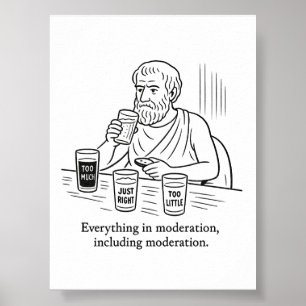 Poster Guide d'Aristote pour la modération