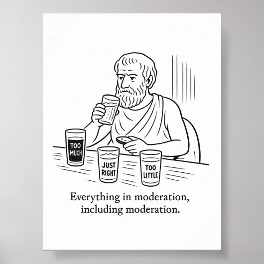 Poster Guide d'Aristote pour la modération (Devant)