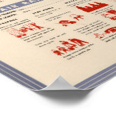 Poster Guide de guerre des ménagères 2ème guerre mondiale (Coin)