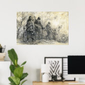 Poster Guide de la bande blanche (Bureau à domicile)