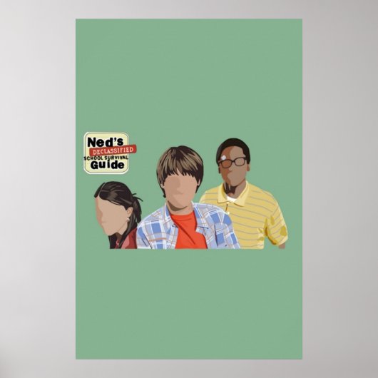 Poster guide de survie à l'école déclassifié (Devant)