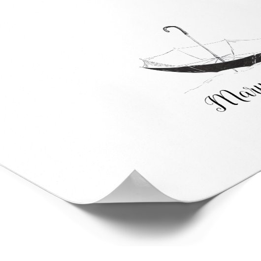 Poster Guide des empreintes digitales Umbrella (Coin)