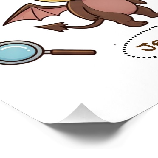 Poster Guide du champ Cryptid local | Funny Monster Hunte (Coin)