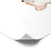 Poster Guide du chiot de corgi mignon pour le déploiement (Coin)