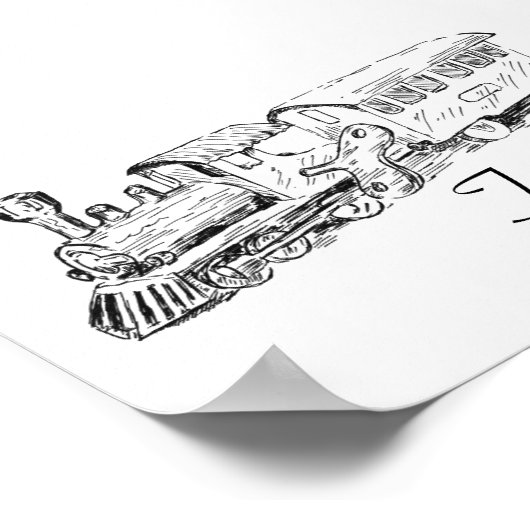 Poster Guide d'utilisation des empreintes digitales du tr (Coin)