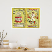 Poster Guide officiel de baseball 1913 (Cuisine)