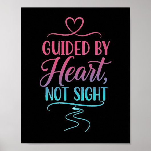 Poster Guide par le cœur, pas par la vue (Devant)