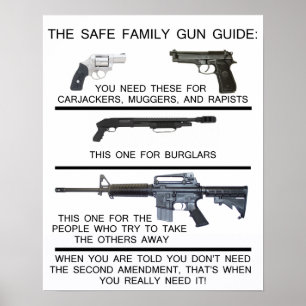 POSTER GUIDE SUR LES ARMES À FAMILLE SÉCURITAIRES