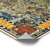 Poster Guide vintage De Londres (Coin)