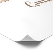 Poster Guidée Par Citation Légère Aquarelle Angel (Coin)