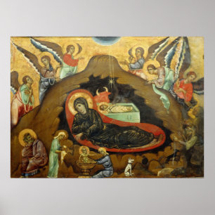 Poster Guido de Sienne - Nativité - Cirque 1270