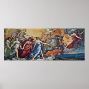 Poster Guido Reni - Aurora suivant Apollo dans sa voiture
