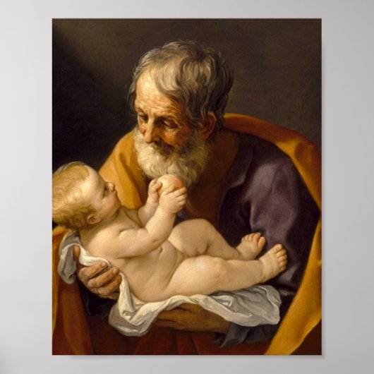 Poster Guido Reni - Saint Joseph Et Le Christ Enfant (Devant)