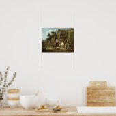 Poster Guillaume d'Orange avec les chasseurs (Cuisine)