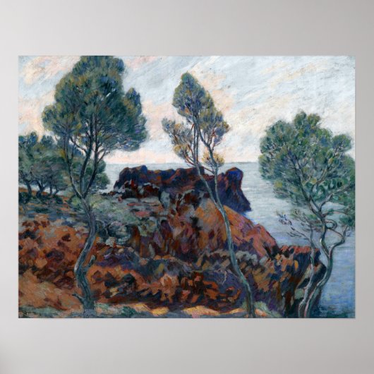 Poster Guillaumin - Agay Les Roches Rouges (Devant)