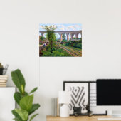 Poster Guillaumin - Aqueduc d'Arcueil à la traverse du ch (Bureau à domicile)