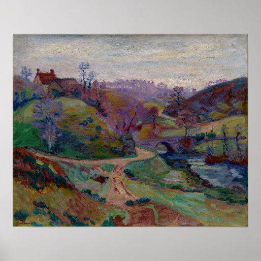Poster Guillaumin - Crozant Pont Charraud (Devant)