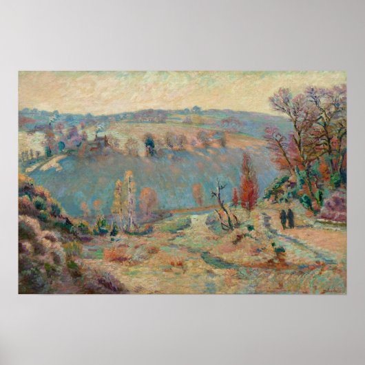 Poster Guillaumin - Frost blanc dans la vallée de la Sede (Devant)