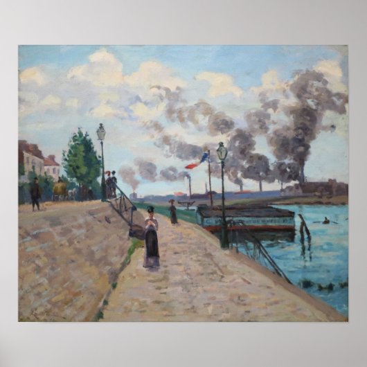 Poster Guillaumin - La Seine à Charenton (Devant)