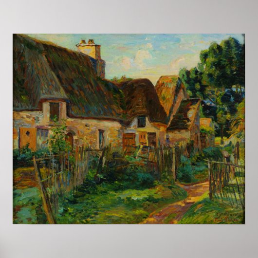 Poster Guillaumin - Village Sur L'Île De France (Devant)