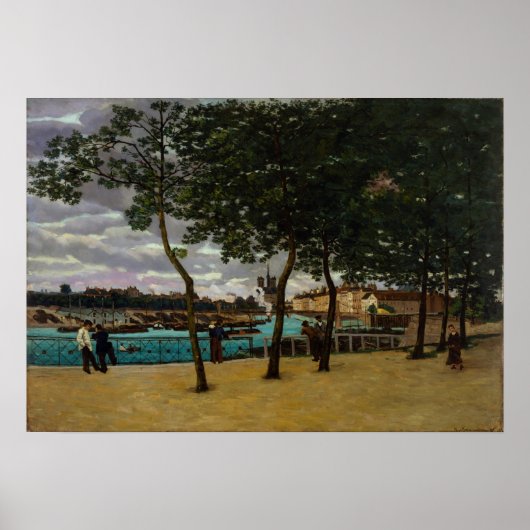 Poster Guillaumin - Vue Sur La Seine Paris (Devant)