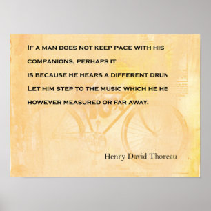 Poster Guillemet de tambour différent